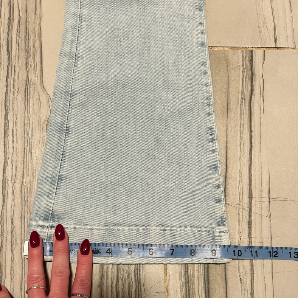7 For All Mankind Malibu Wash Dojo Tailorless Stretch Bootcut Trouser FlareJeans - Picture 16 of 16